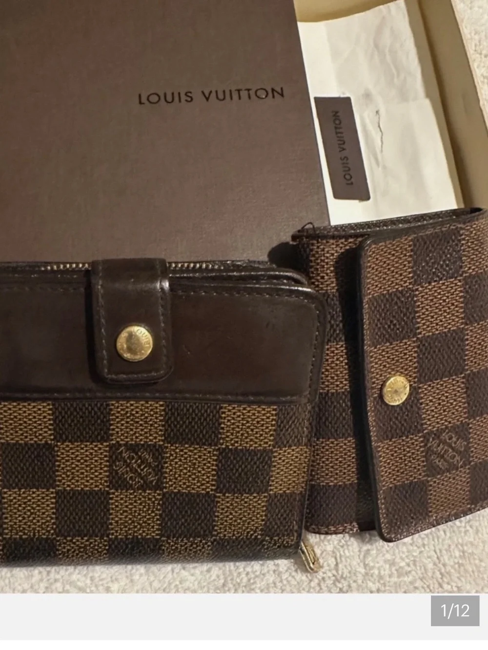 Louis Vuitton Damier Ebene Multiclés 6 Key Holder Authentic